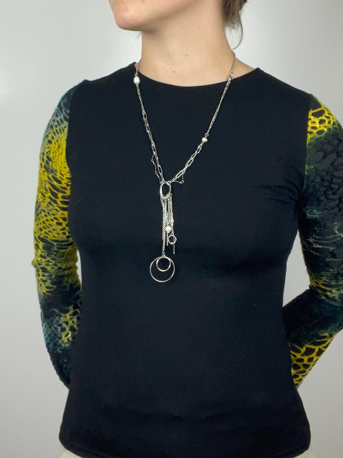 Collier modulable - Chrome&Nacre