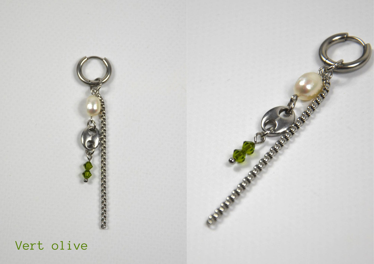 Mono-boucles Perlées