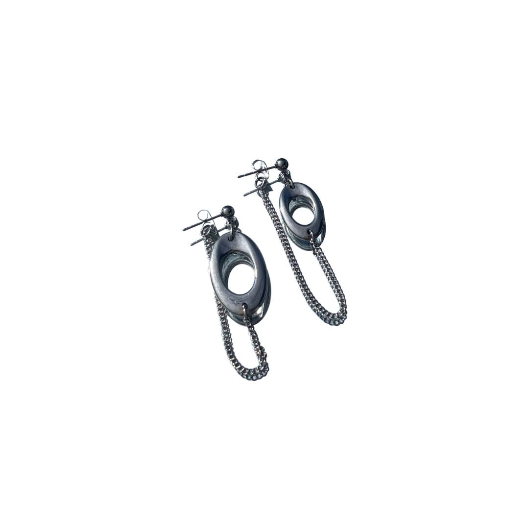 Boucles Chrome asymétrique