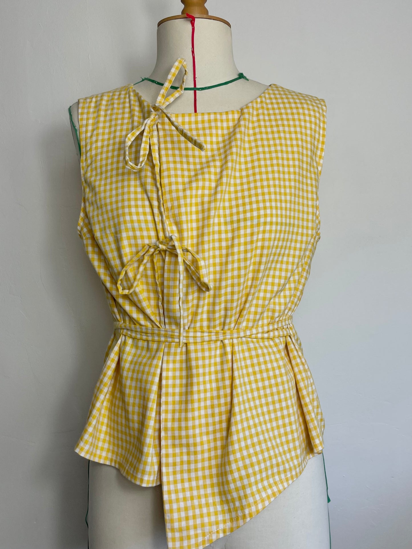 Top Noué - vichy Taille XL