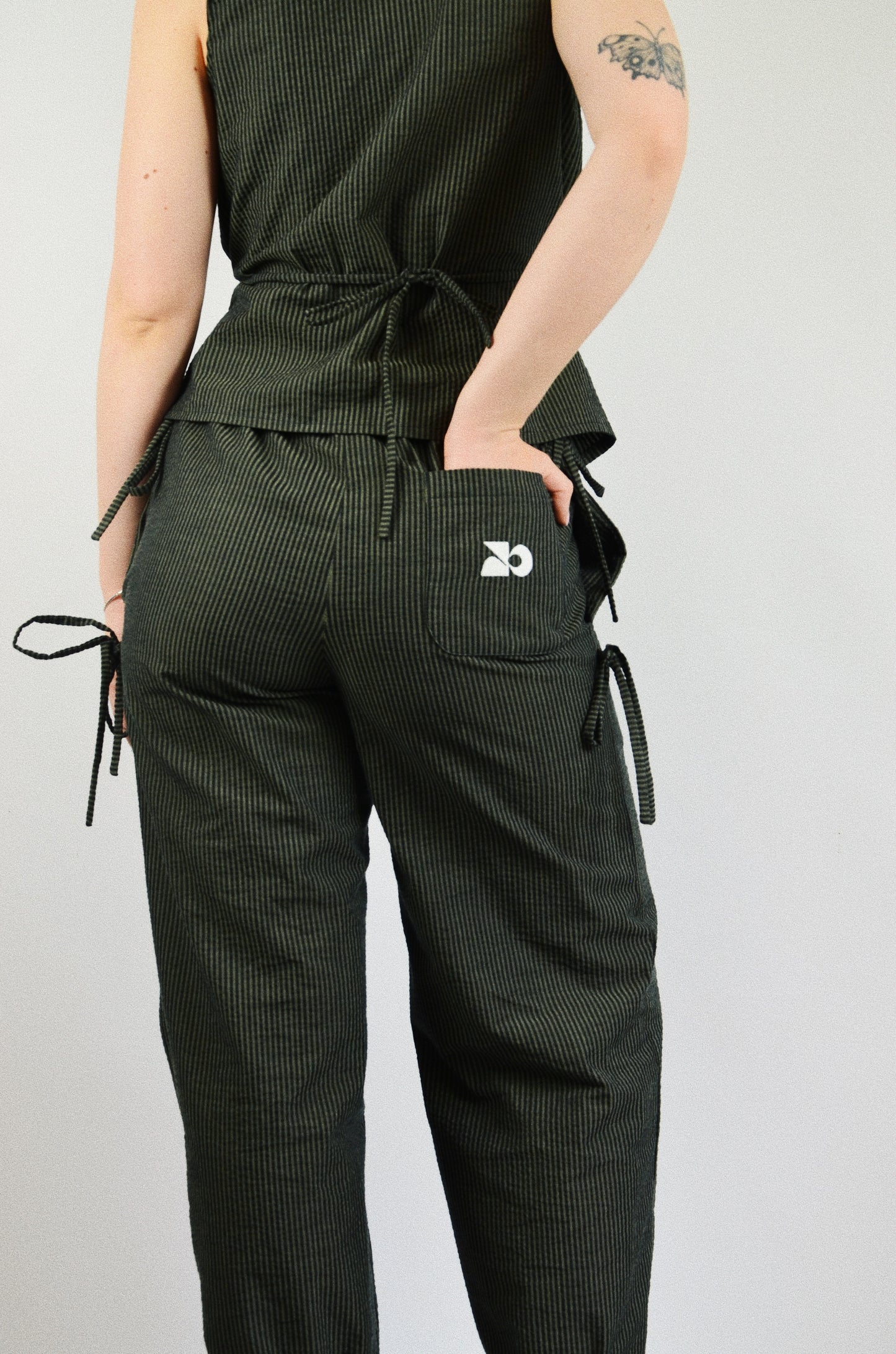 Pantalon Noué - rayé