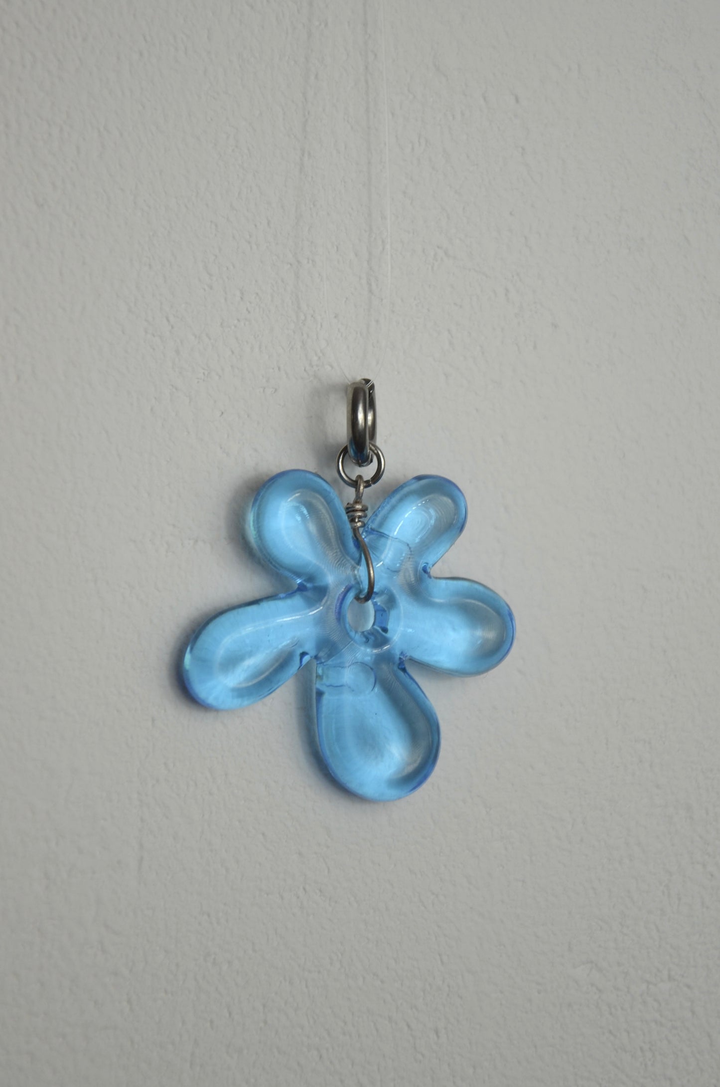 Mono-boucles Fleurs Bleues