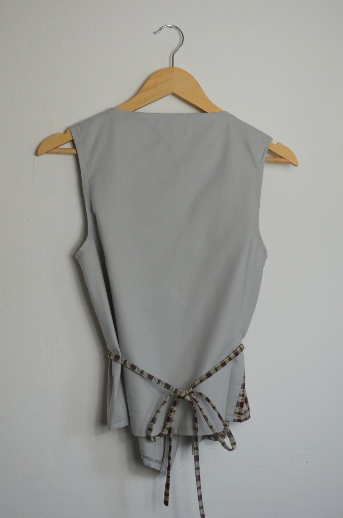 Top Noué - carreaux Taille M