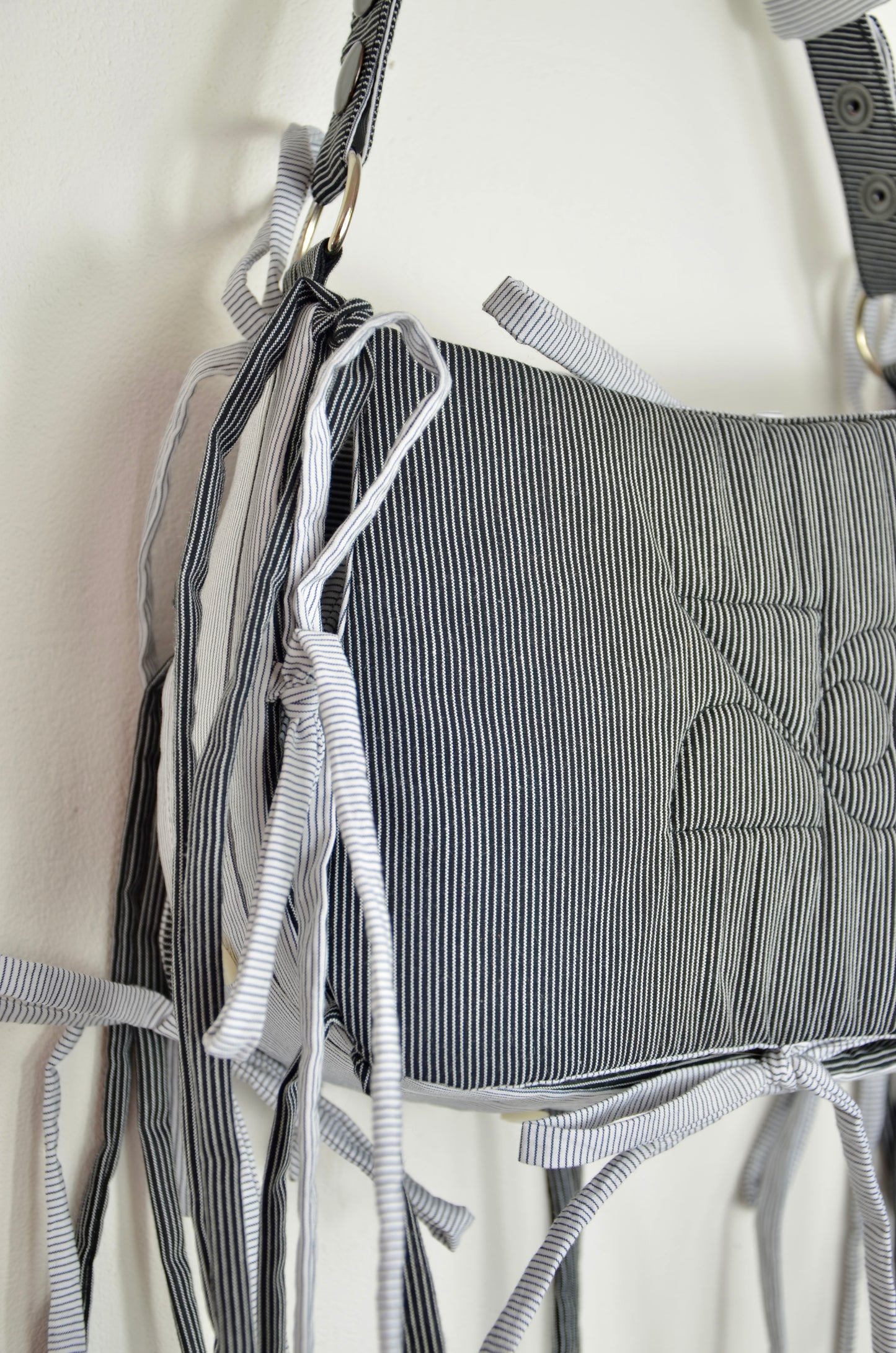 Sac réversible Elise - noir et blanc
