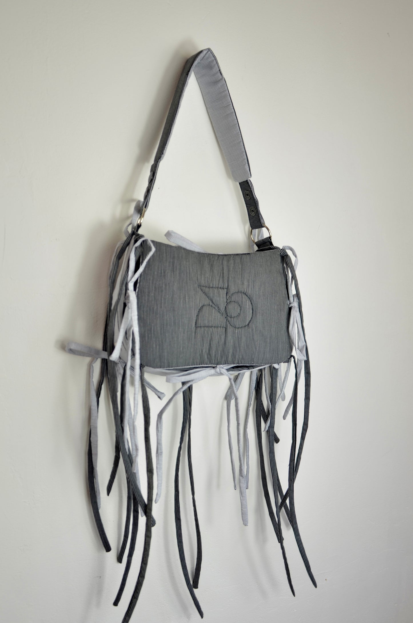 Sac réversible Elise - noir et blanc