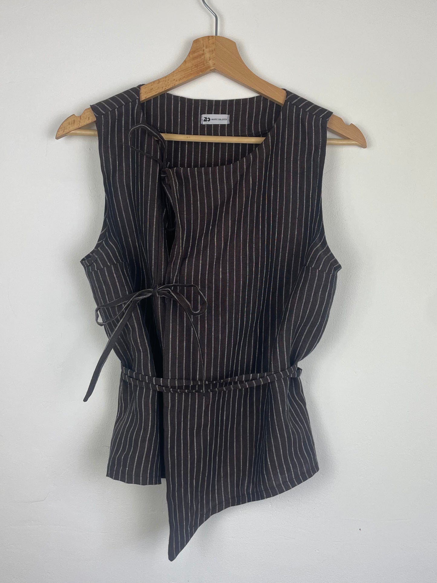 Top Noué - marron