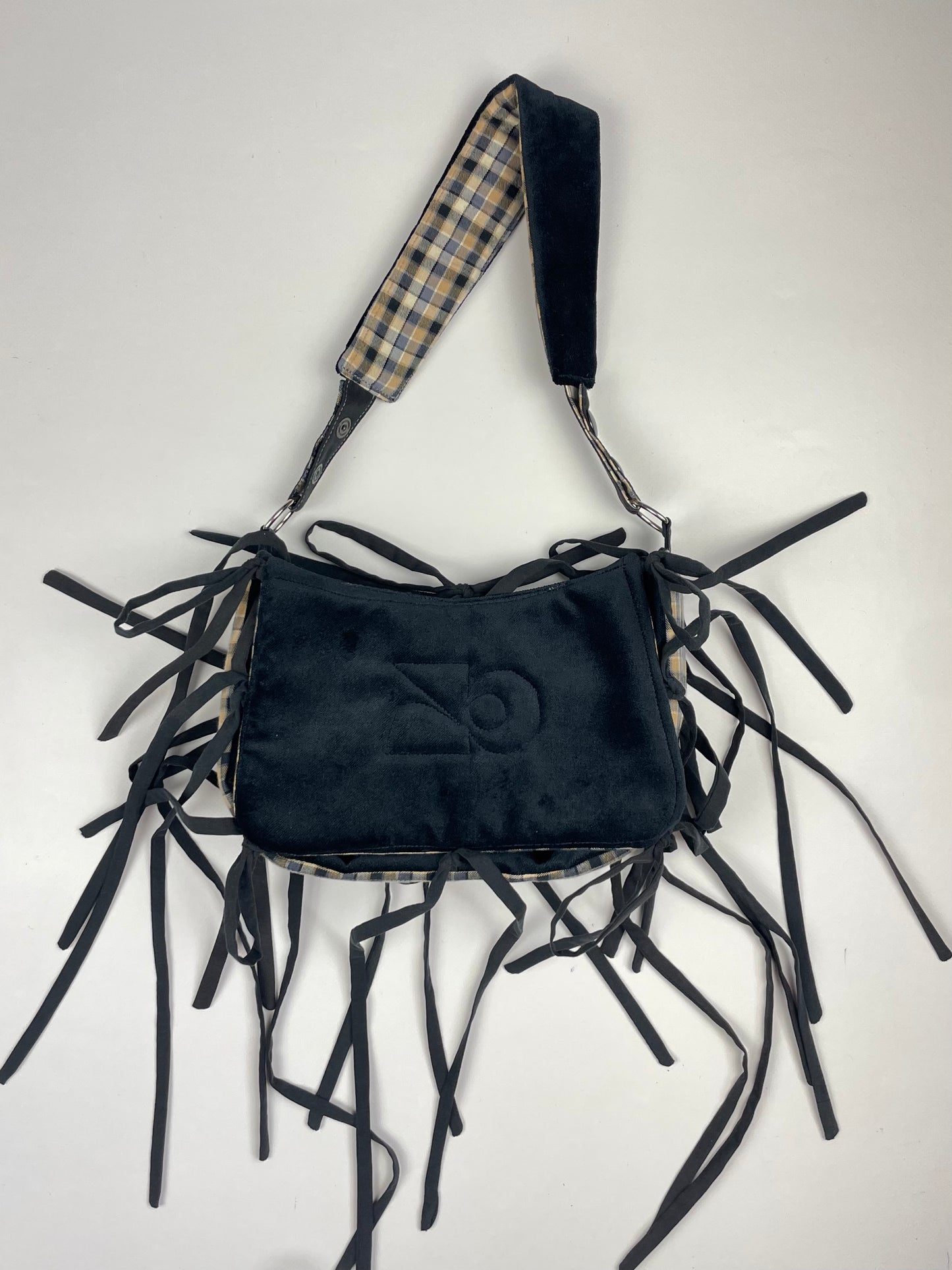 Sac Elise - velours noir