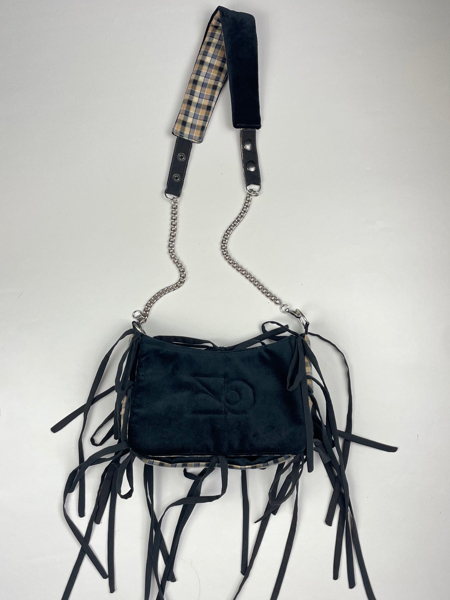 Sac Elise - velours noir