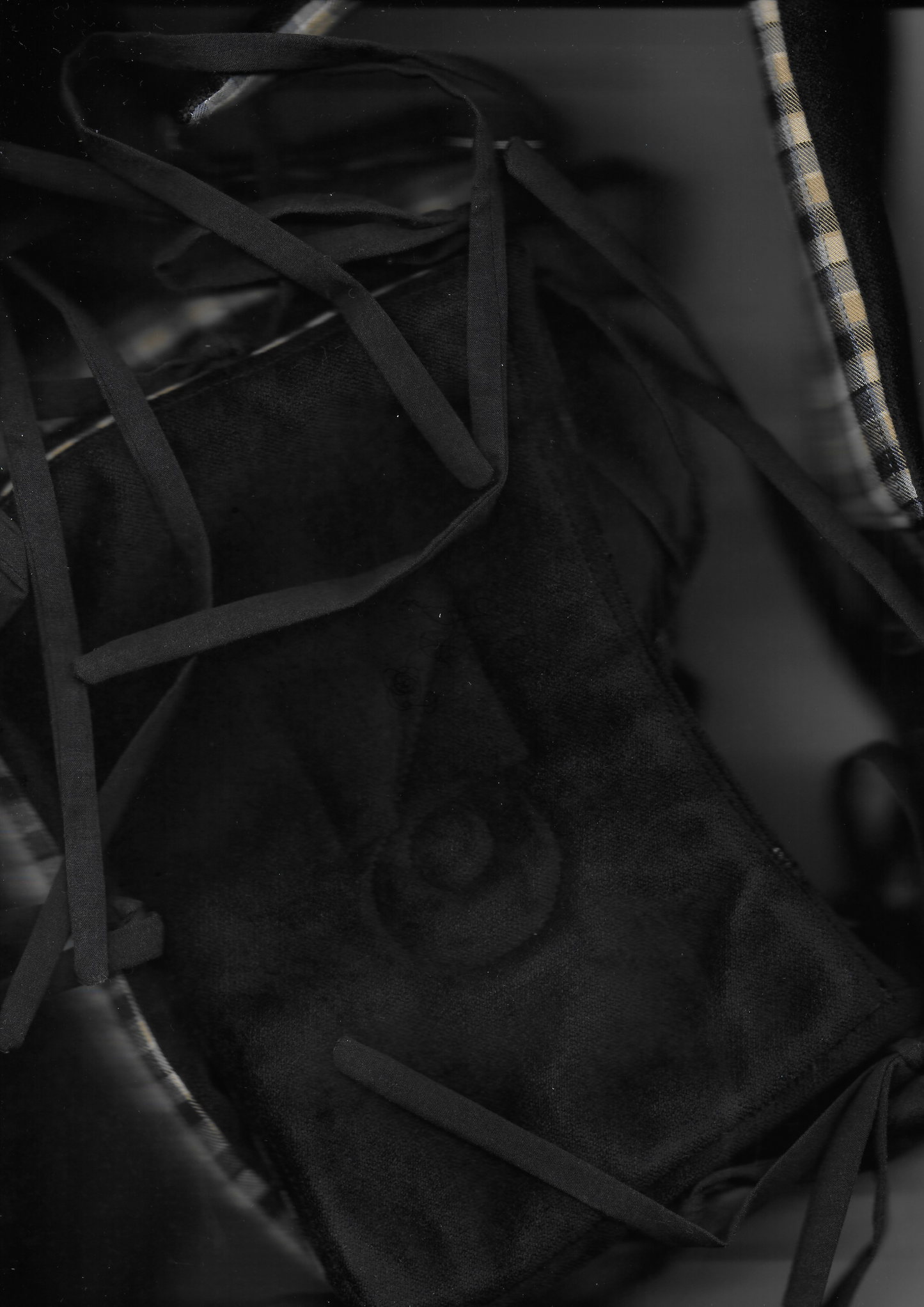 Sac Elise - velours noir