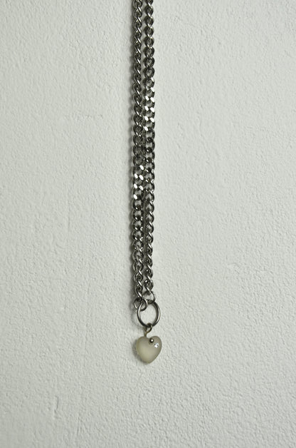 Collier Heart of glass
