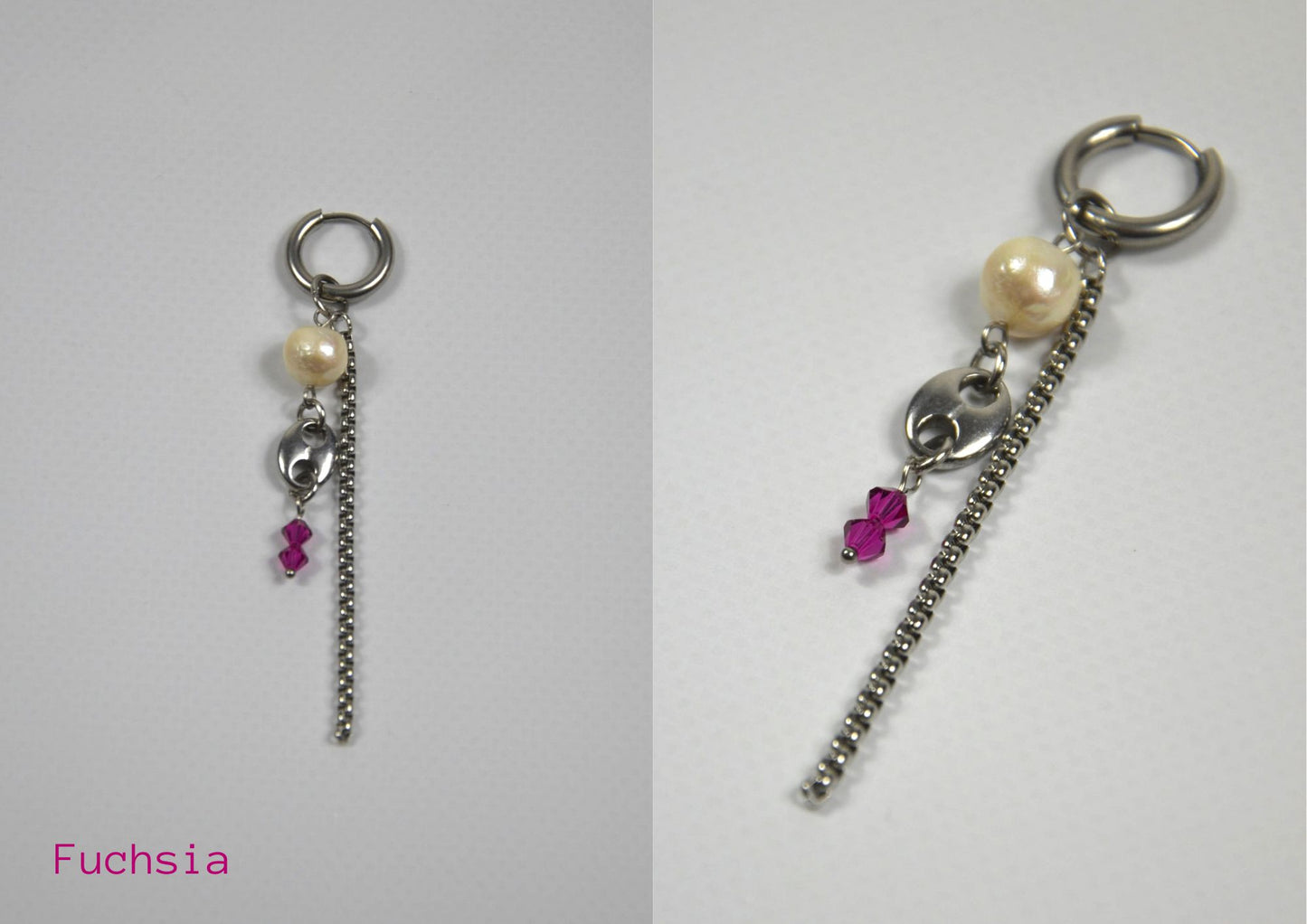 Mono-boucles Perlées