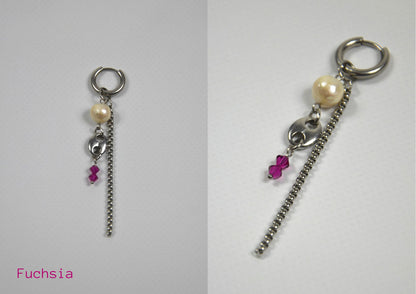 Mono-boucles Perlées