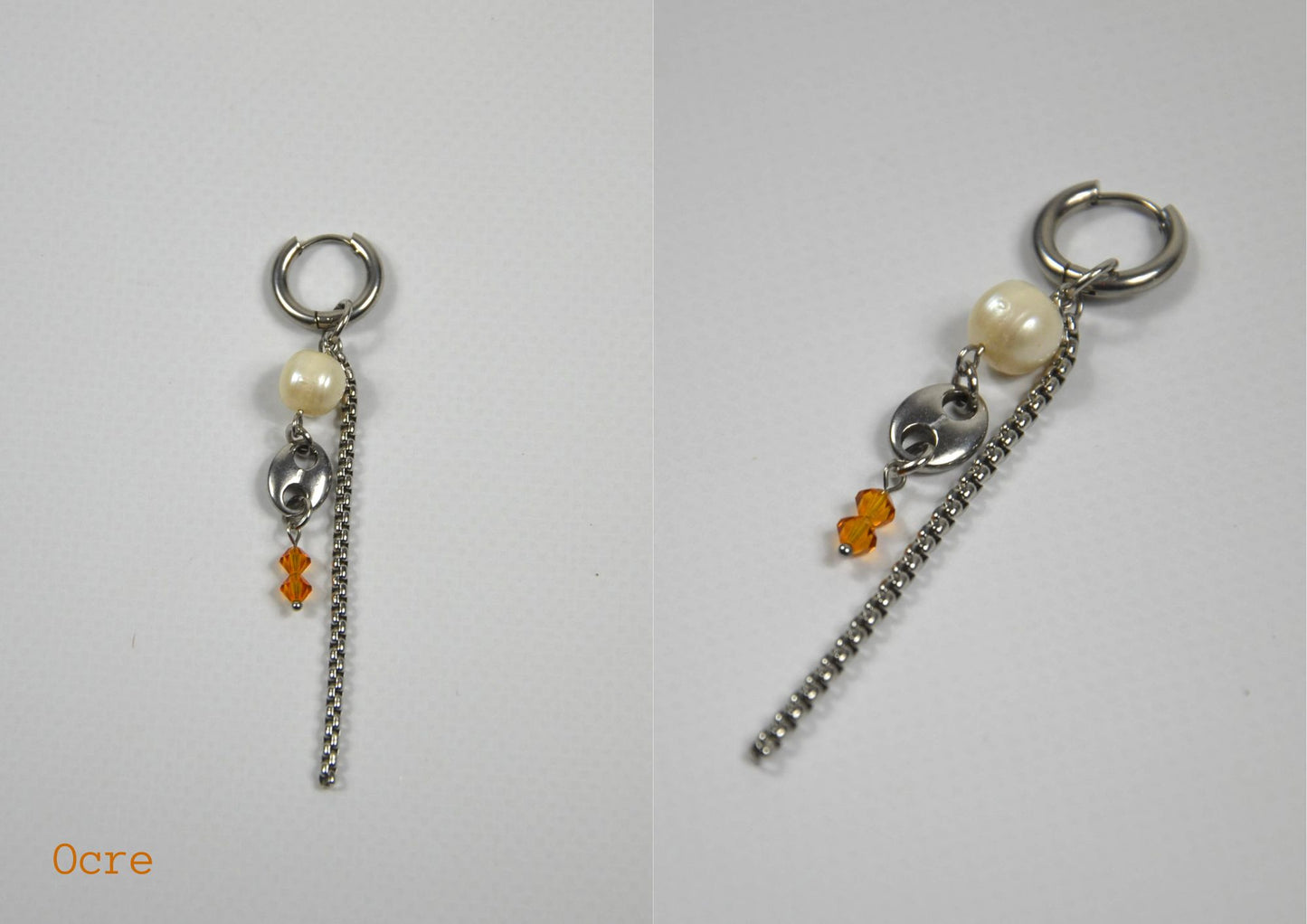 Mono-boucles Perlées