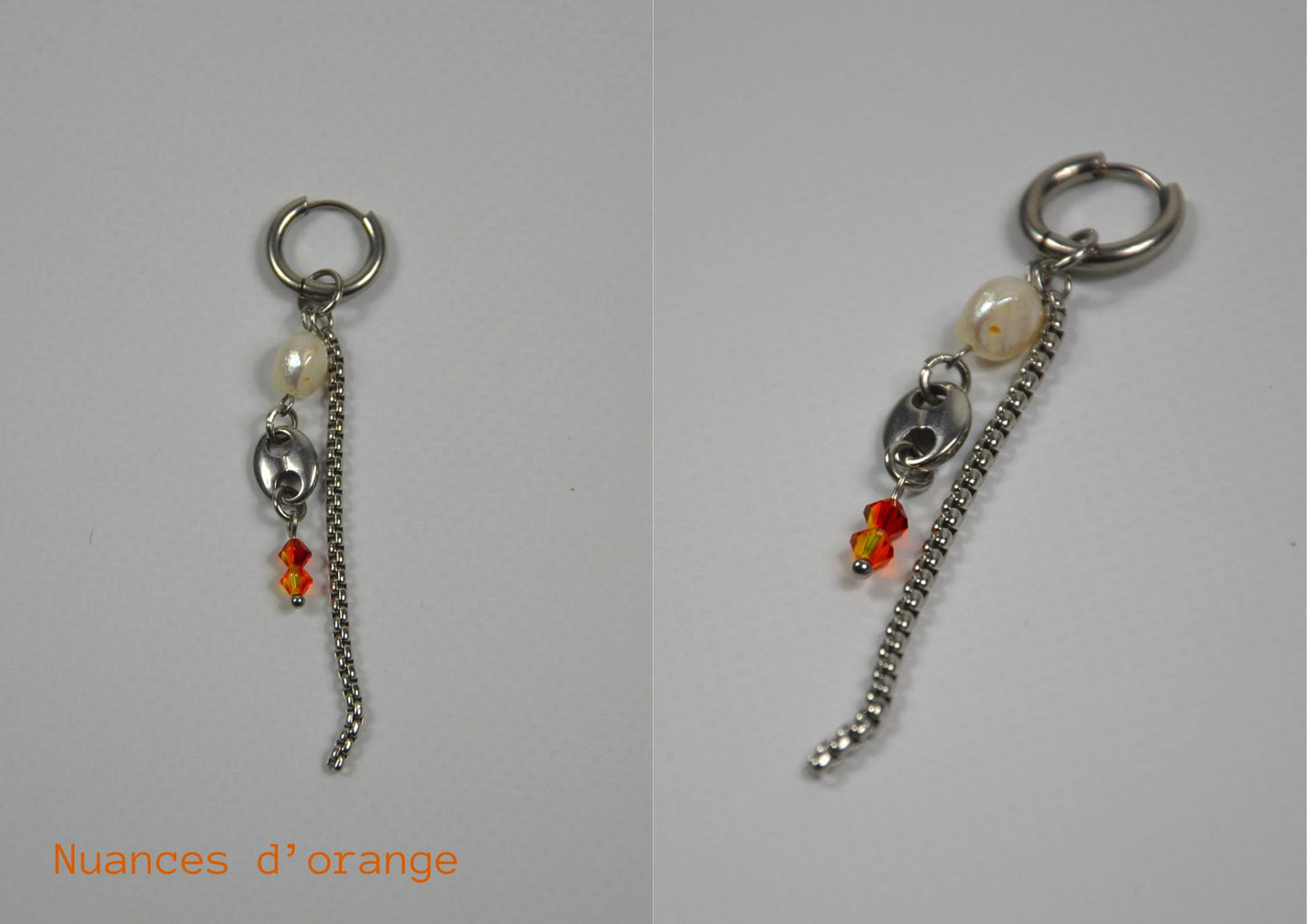 Mono-boucles Perlées