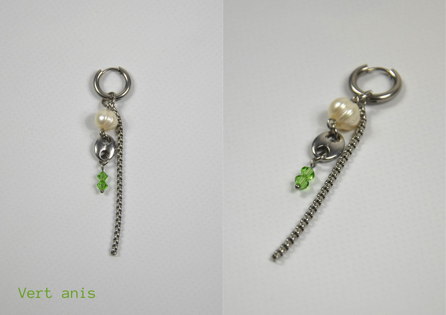 Mono-boucles Perlées