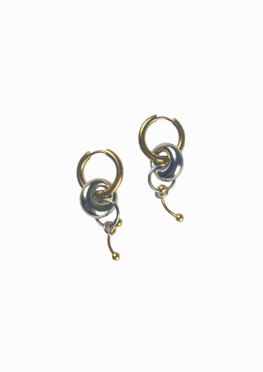 Boucles Silver & Gold