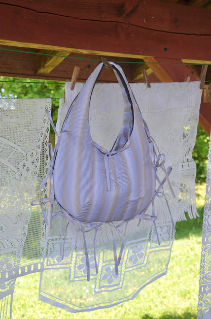 Sac réversible 07 - beige et bleu