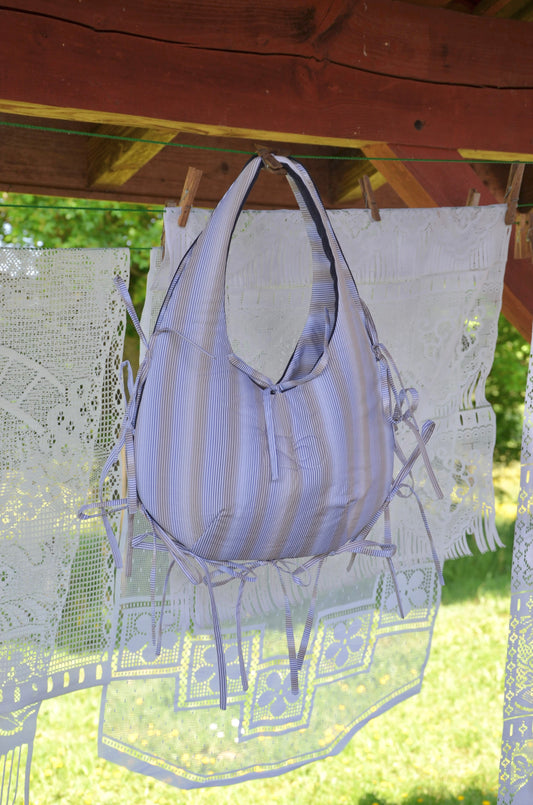 Sac réversible 07 - beige et bleu