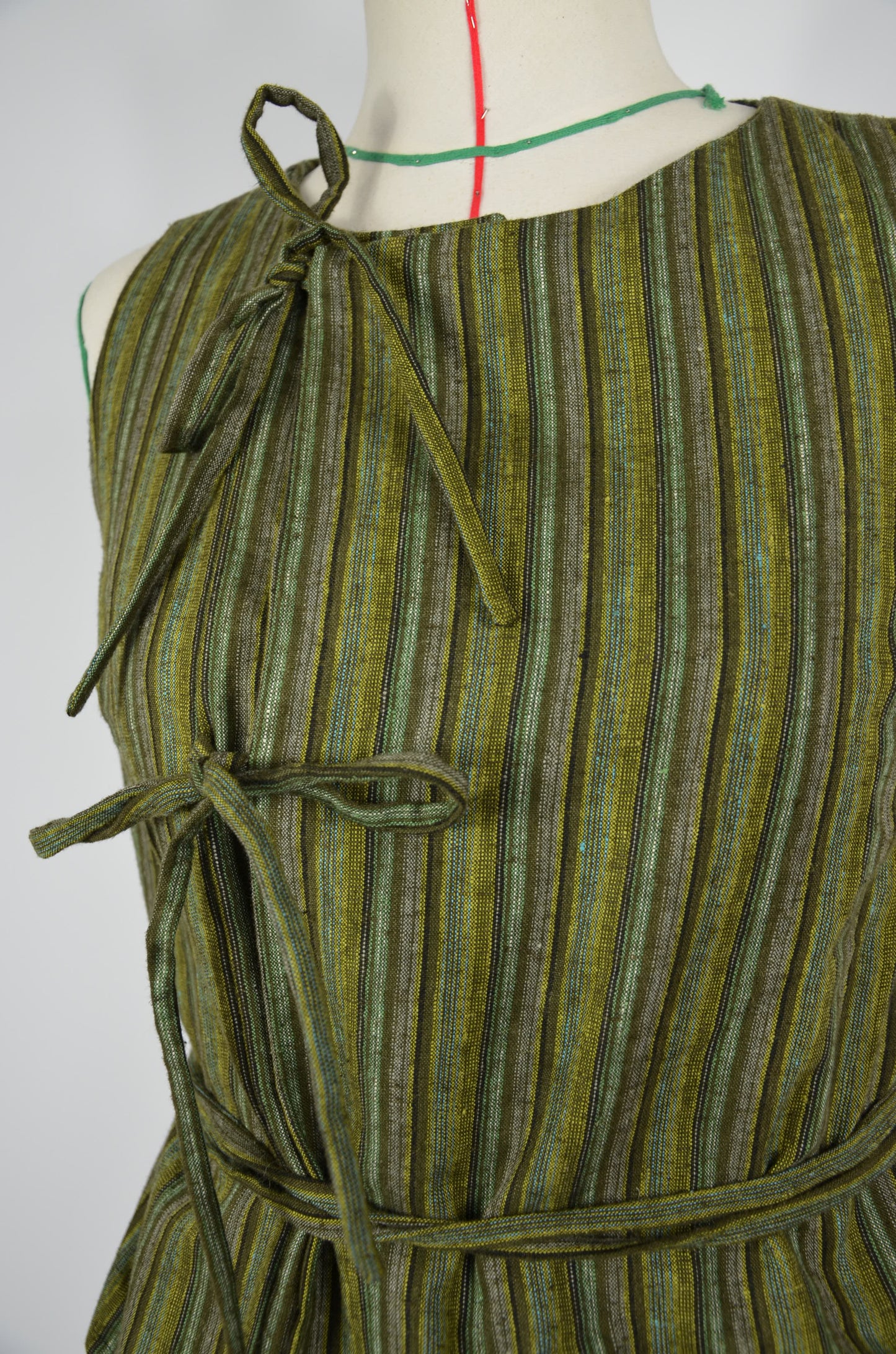 Top Noué - lin rayé Taille S