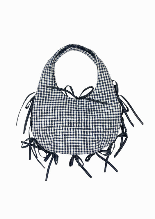 Sac réversible - pied de poule