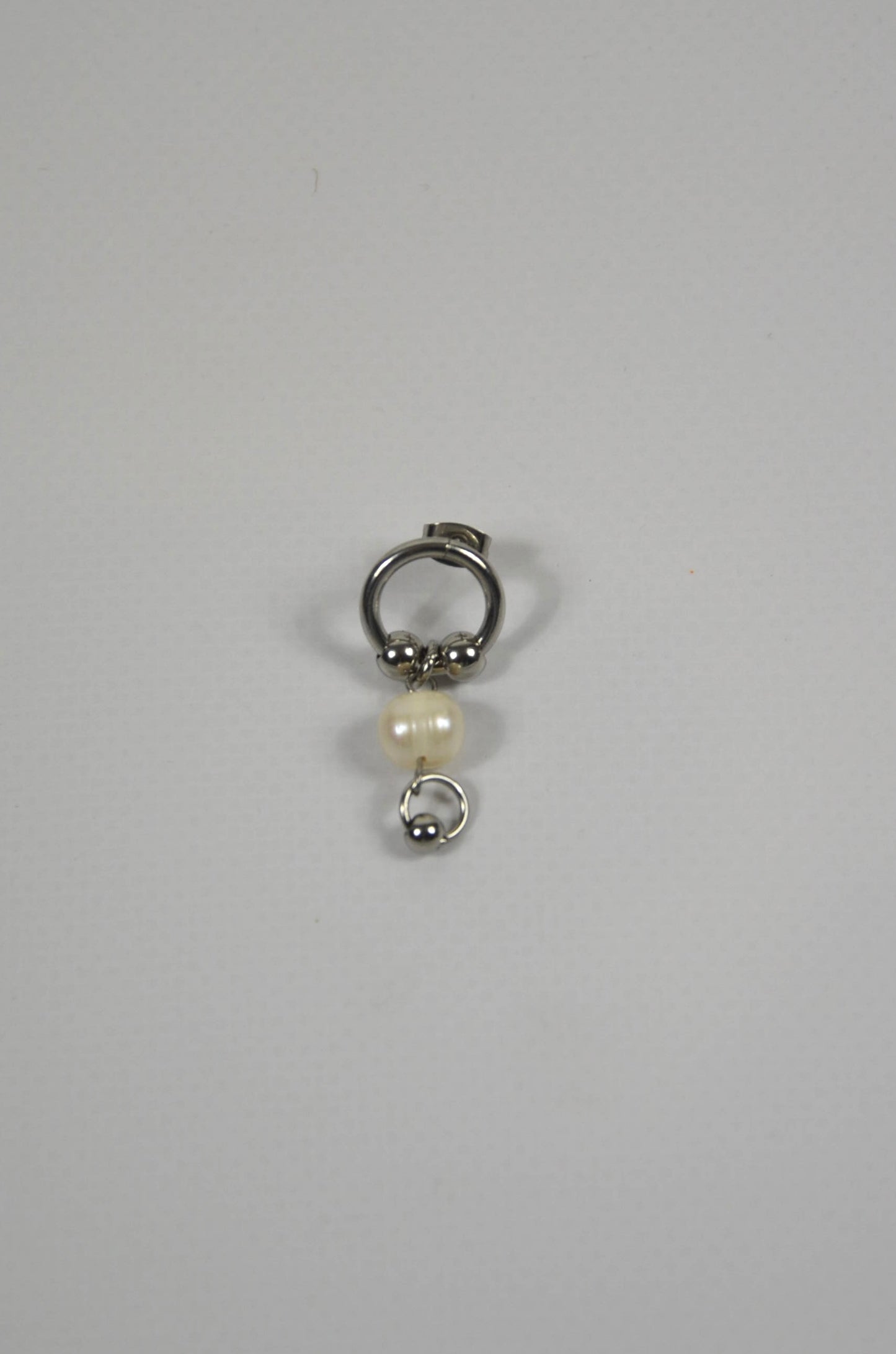 Mono-boucles Chrome et Nacre