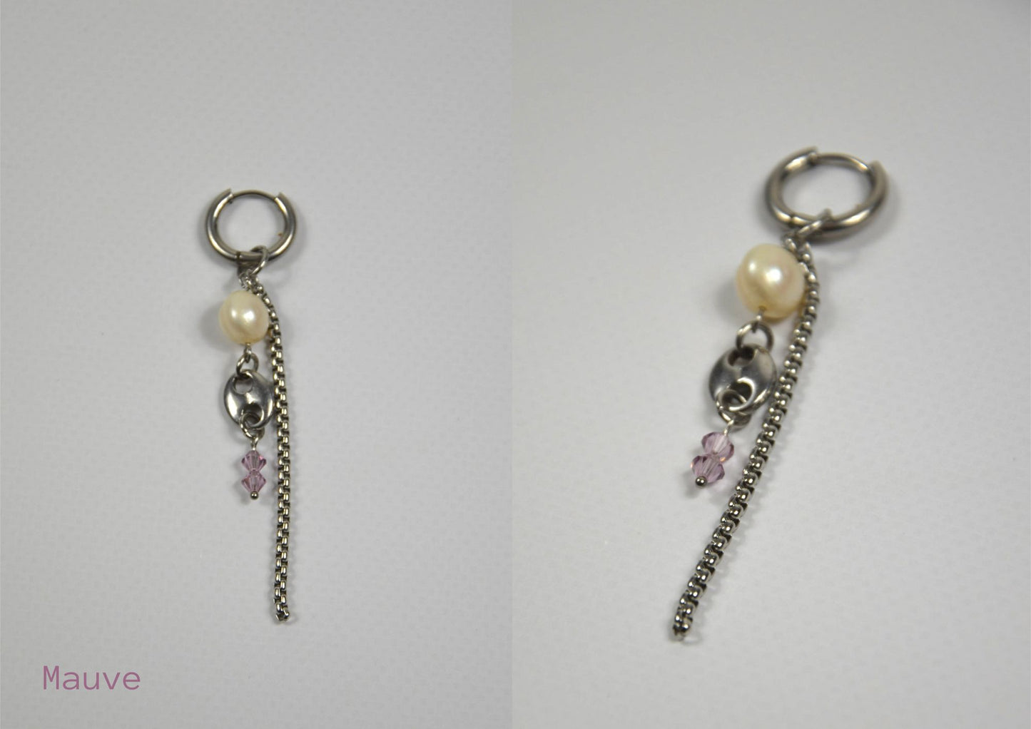 Mono-boucles Perlées