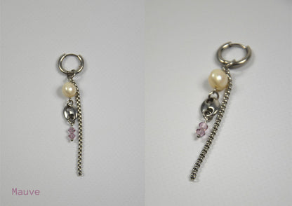 Mono-boucles Perlées