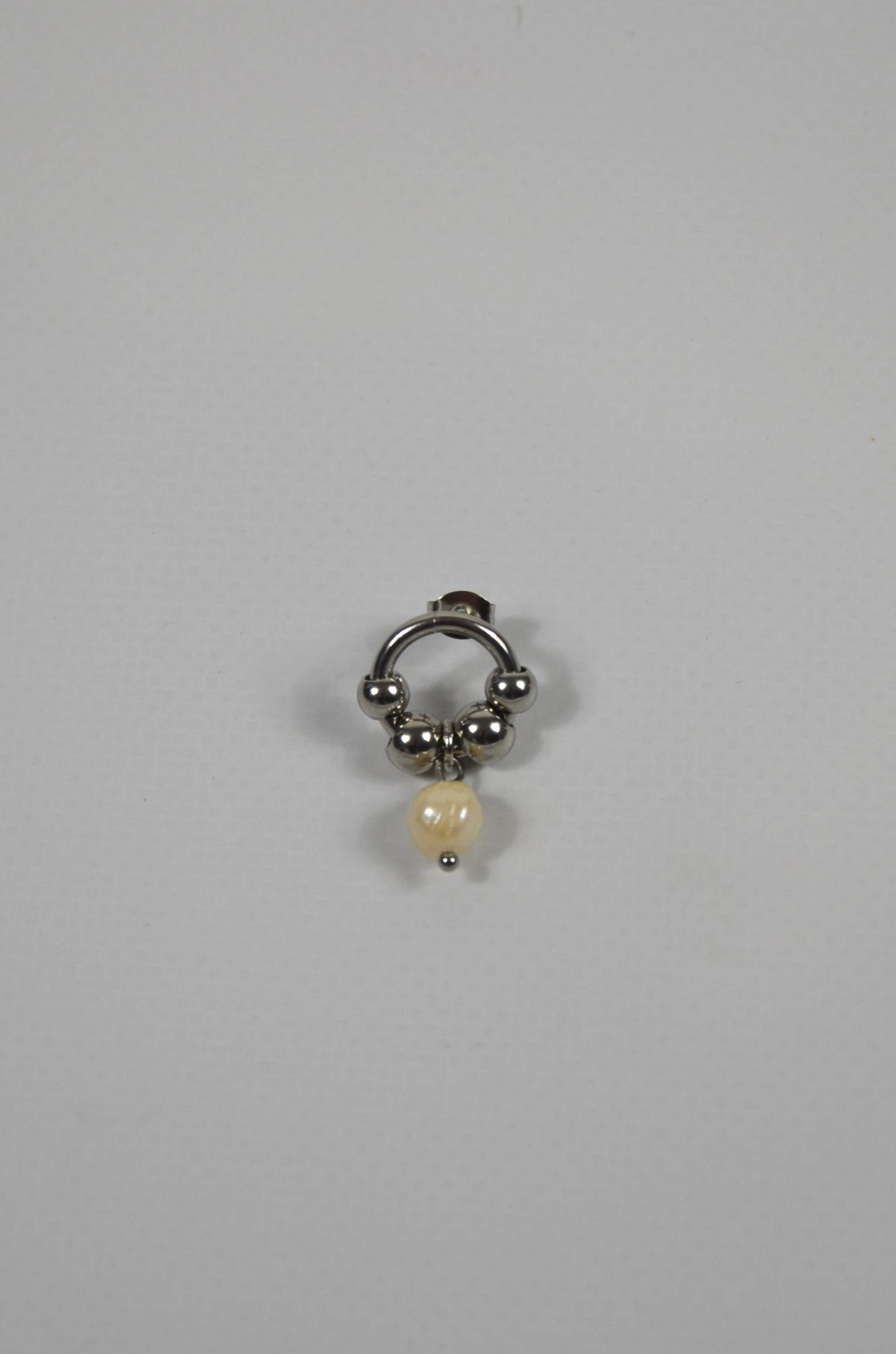 Mono-boucles Chrome et Nacre