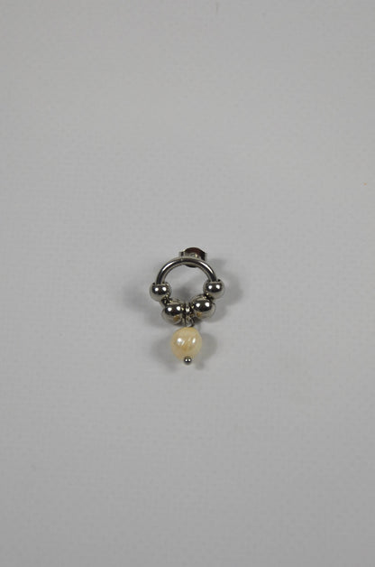 Mono-boucles Chrome et Nacre