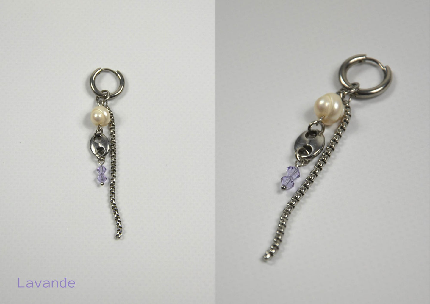 Mono-boucles Perlées