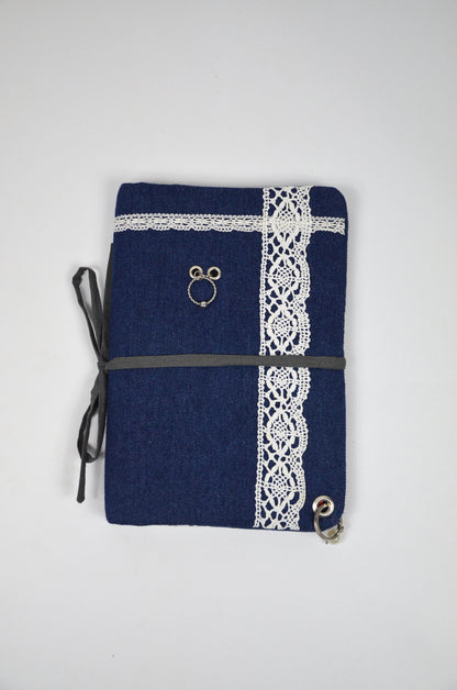 Protège carnet - Dentelle&Chrome