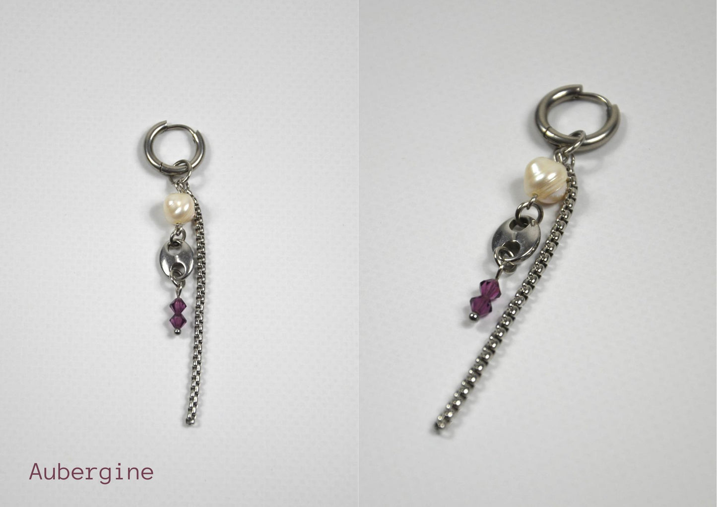 Mono-boucles Perlées