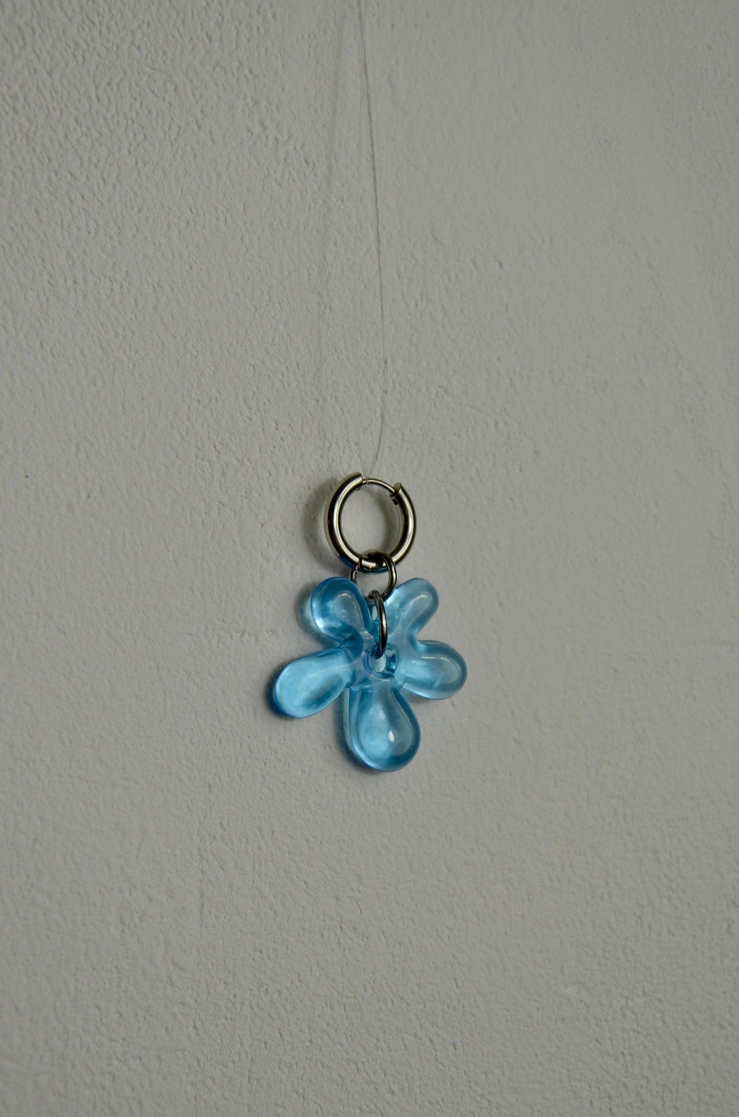 Mono-boucles Fleurs Bleues