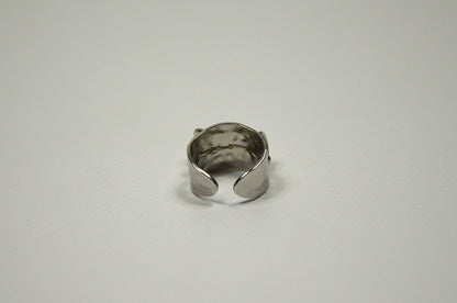 Bague Chrome&Nacre