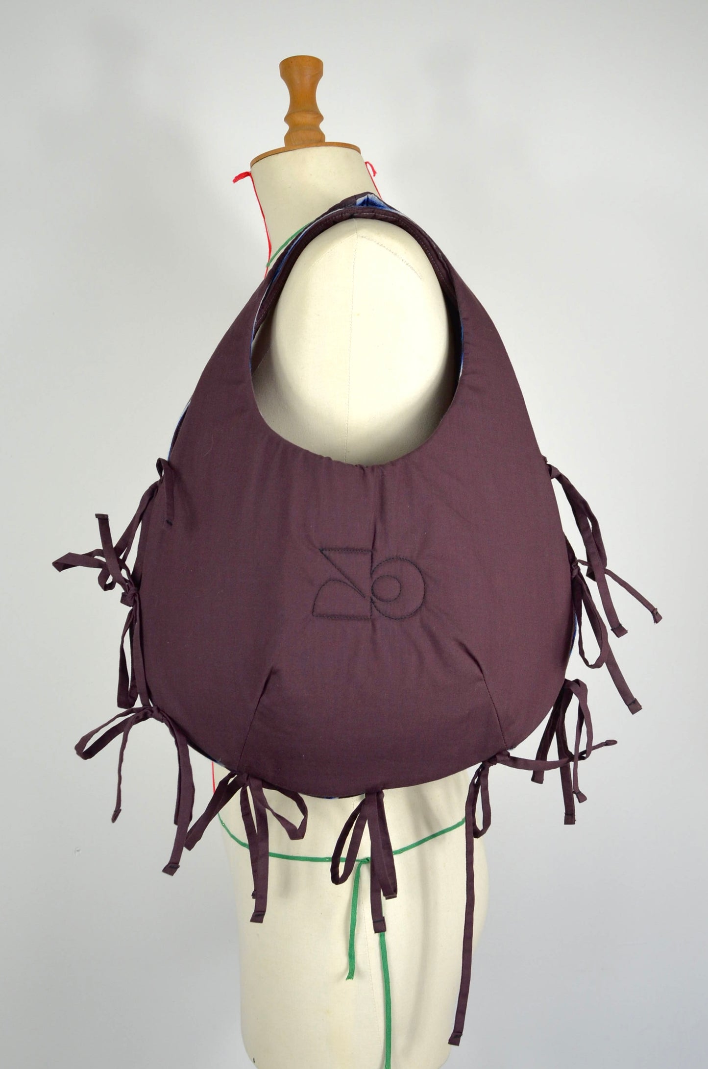 Sac réversible - aubergine