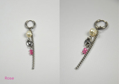 Mono-boucles Perlées