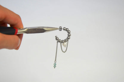 Mono-boucle Perlée