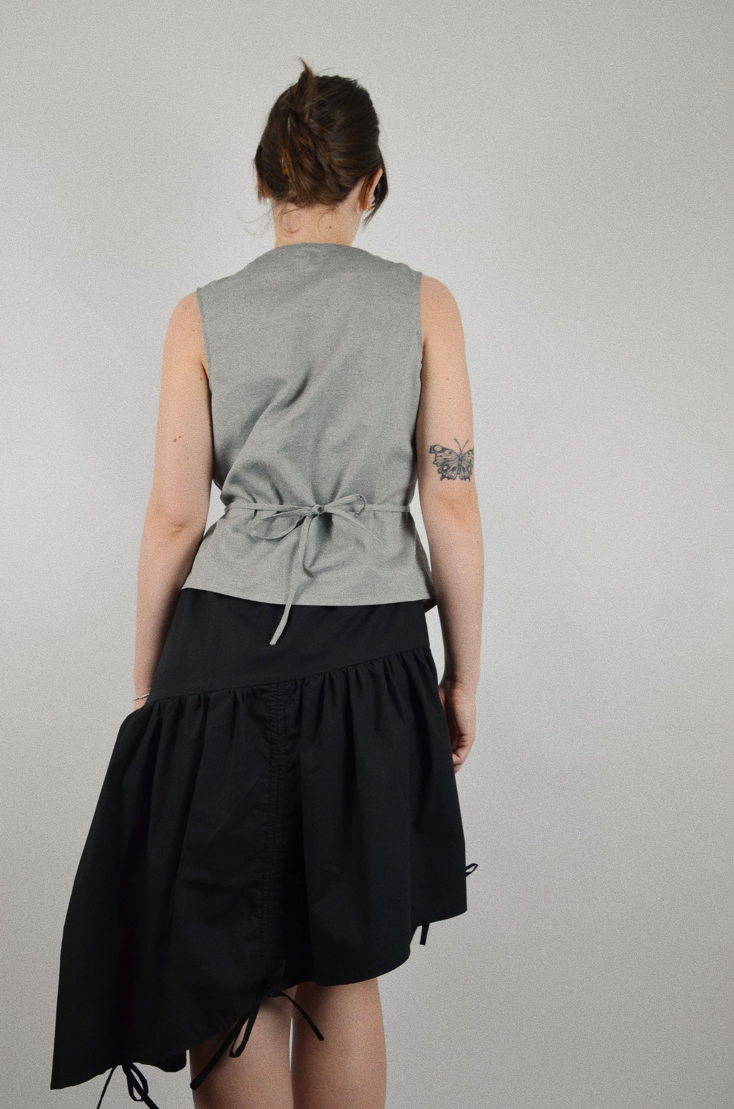 Top Noué - gris