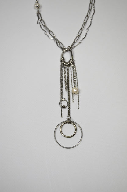 Collier modulable - Chrome&Nacre