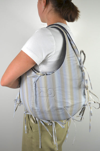 Sac réversible 07 - beige et bleu