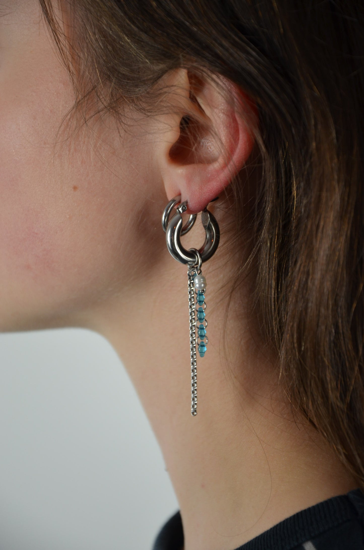 Mono-boucles Grains de café