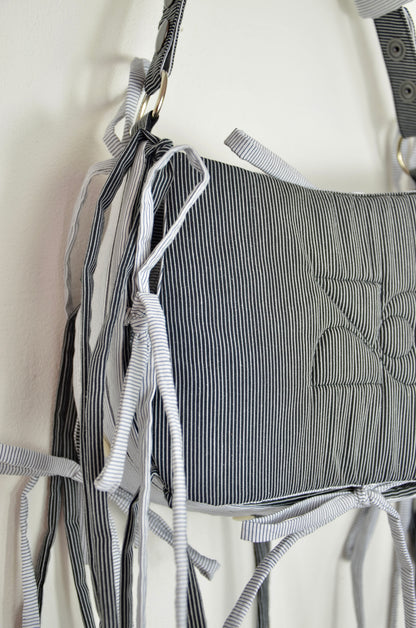 Sac réversible Elise - noir et blanc