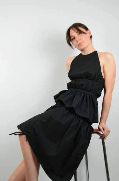 Top Froncé noir - précommande