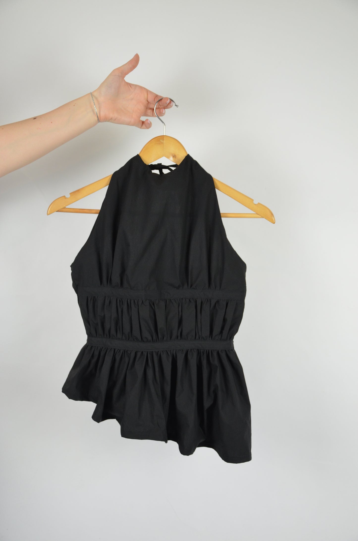 Top Froncé noir - précommande