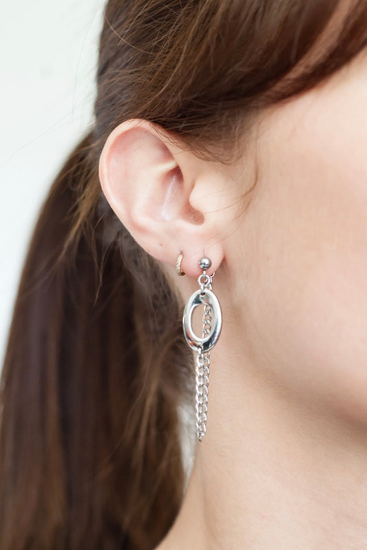 Boucles Chrome symétrique