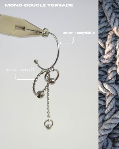Mono-boucle Torsade