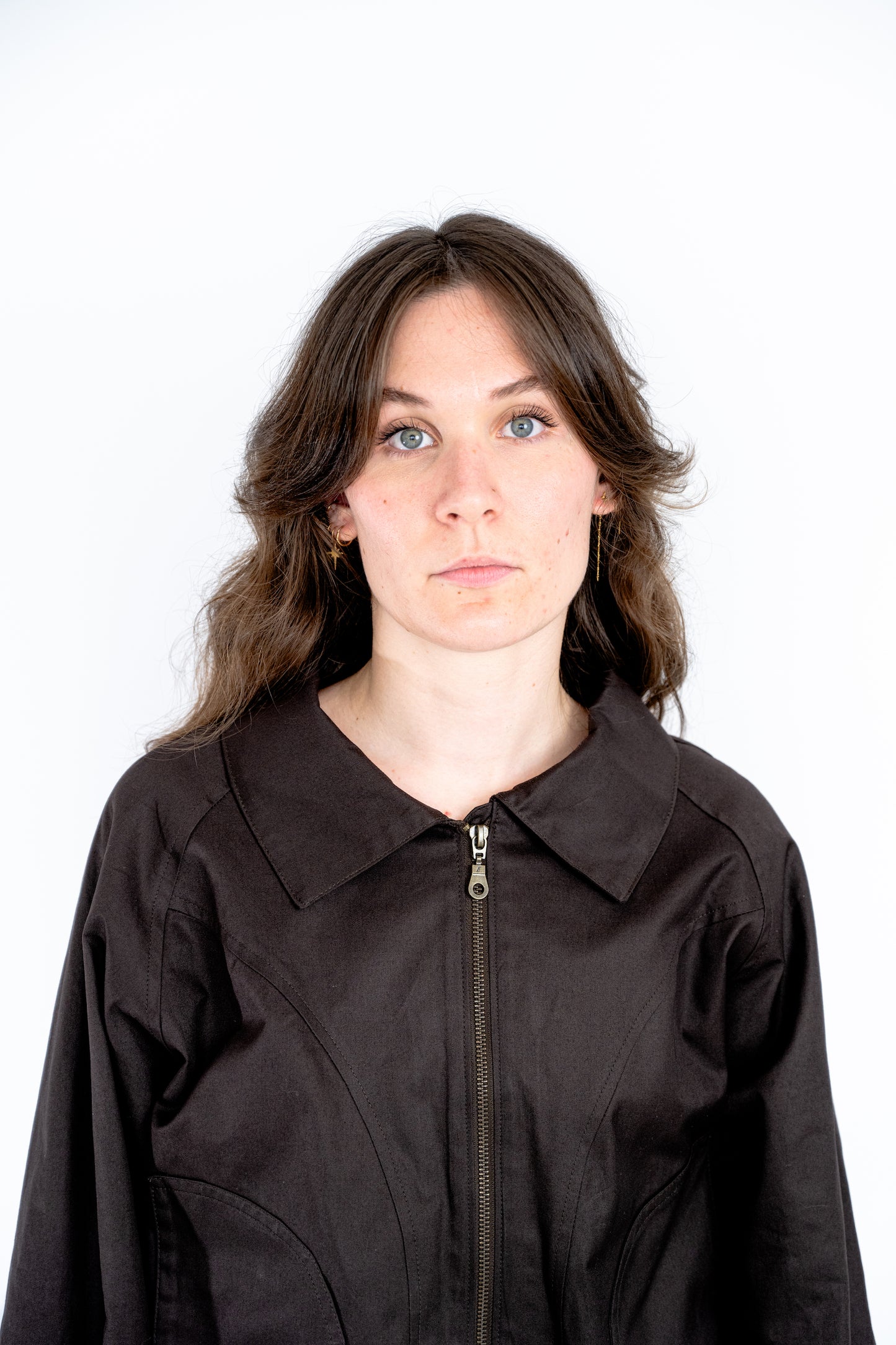Veste à découpes - marron chocolat