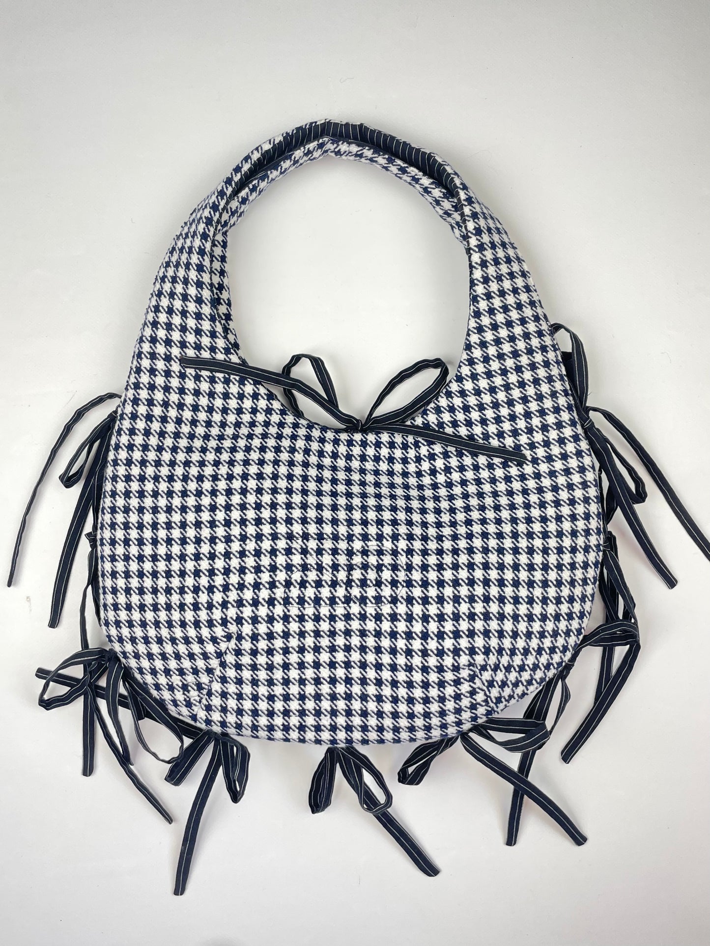 Sac réversible - pied de poule