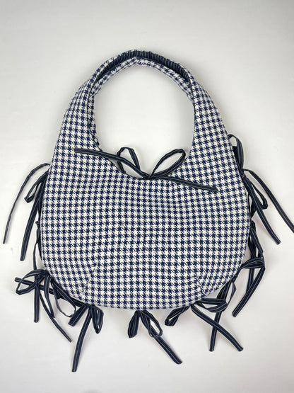 Sac réversible - pied de poule