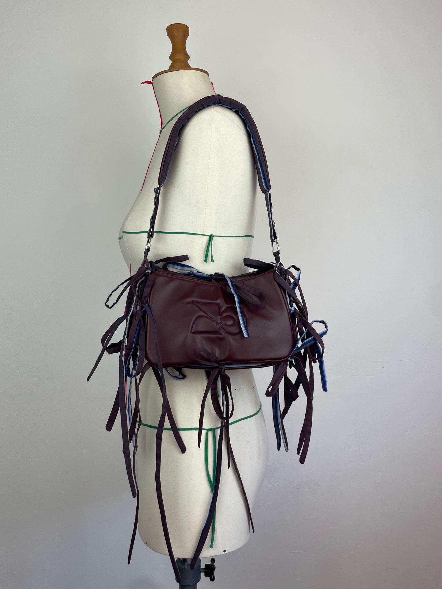 Sac réversible Elise - bordeaux